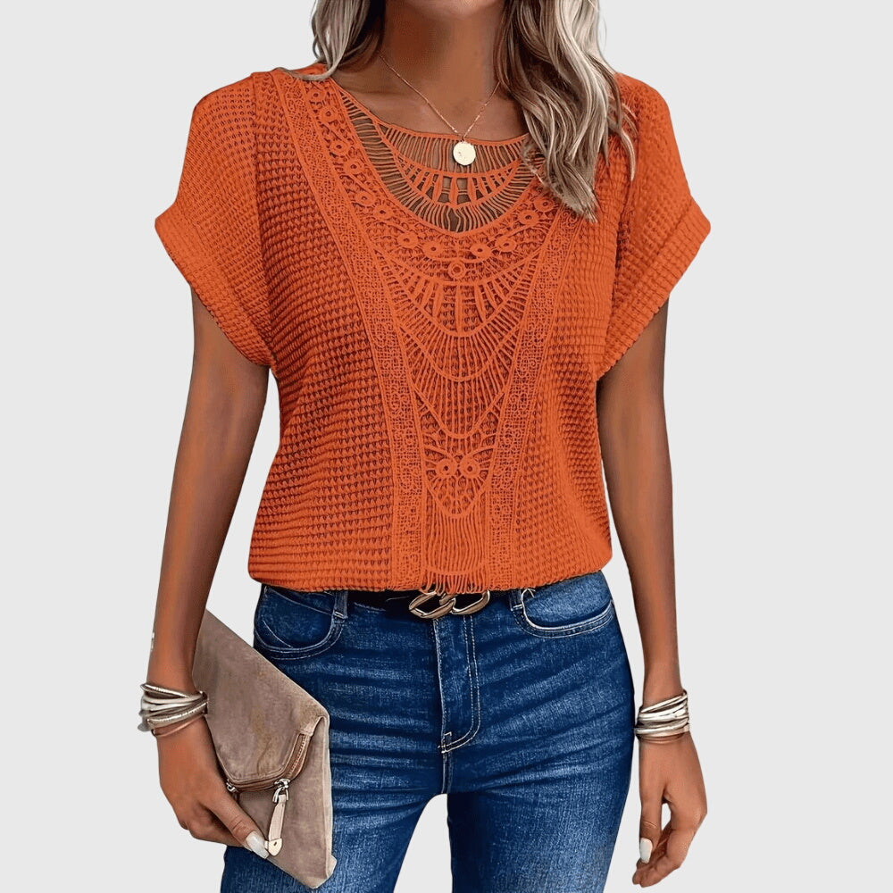 Pearl™ | Blouse Élégante Style Ibiza