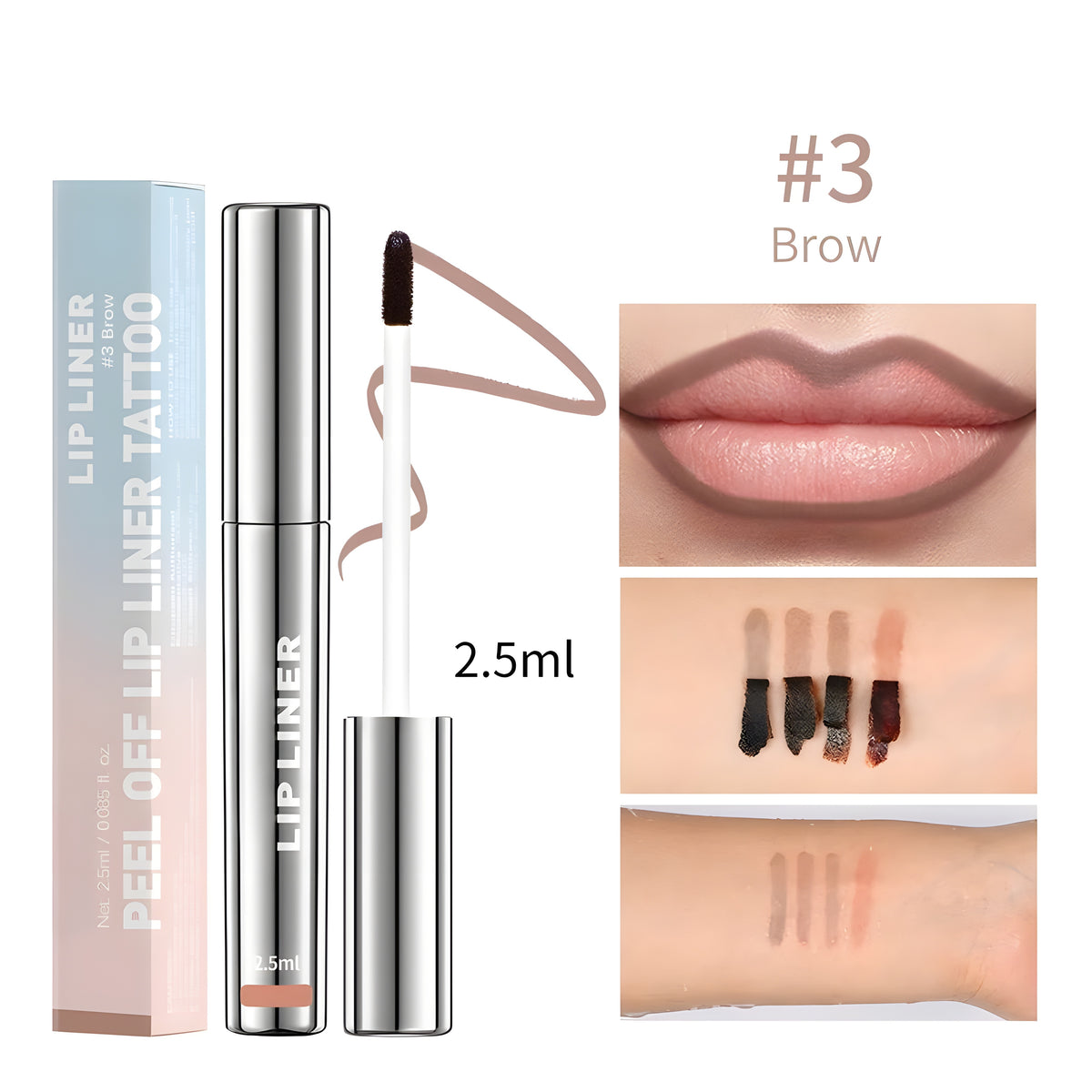 Lip Stain Élisa™ | Couleur Naturelle et Tenue Parfaite