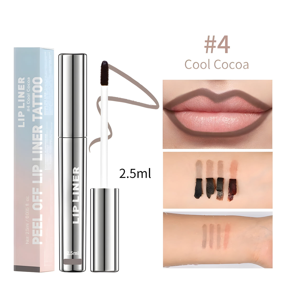 Lip Stain Élisa™ | Couleur Naturelle et Tenue Parfaite