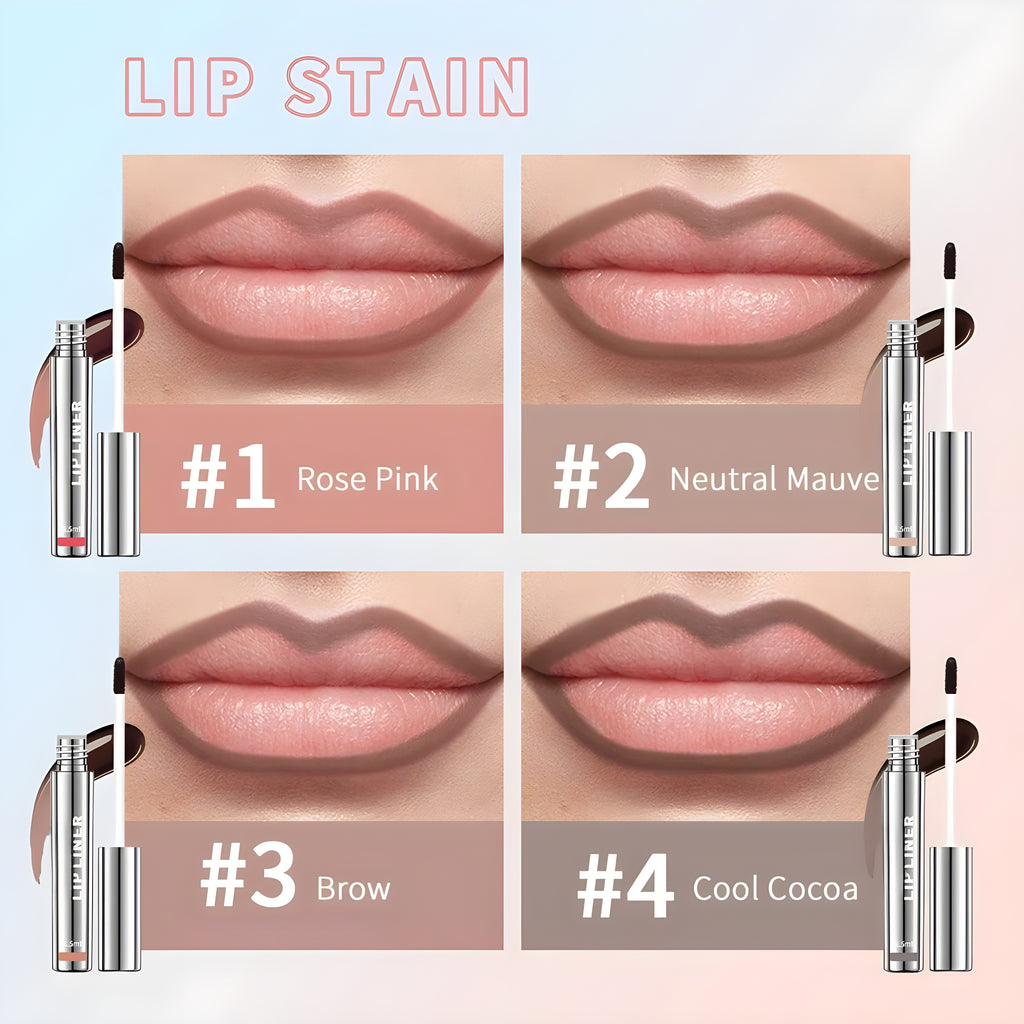 Lip Stain Élisa™ | Couleur Naturelle et Tenue Parfaite