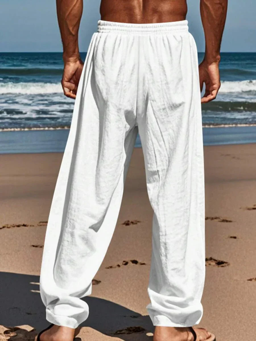 Zoléa | PANTALON LÉGER EN LIN AVEC CORDON