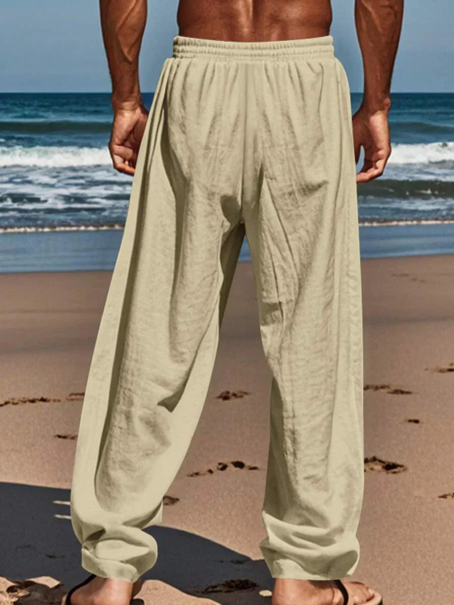 Zoléa | PANTALON LÉGER EN LIN AVEC CORDON