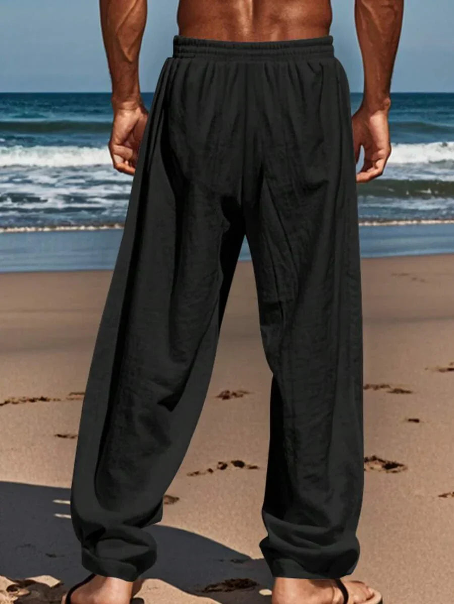 Zoléa | PANTALON LÉGER EN LIN AVEC CORDON