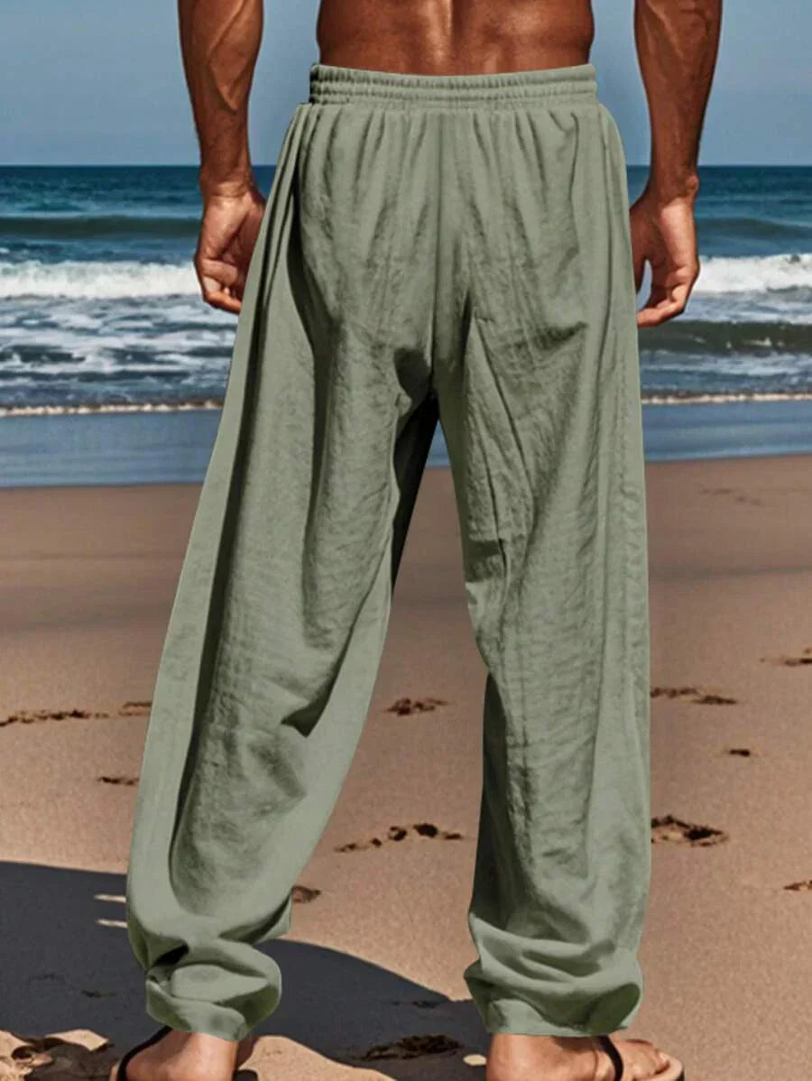 Zoléa | PANTALON LÉGER EN LIN AVEC CORDON