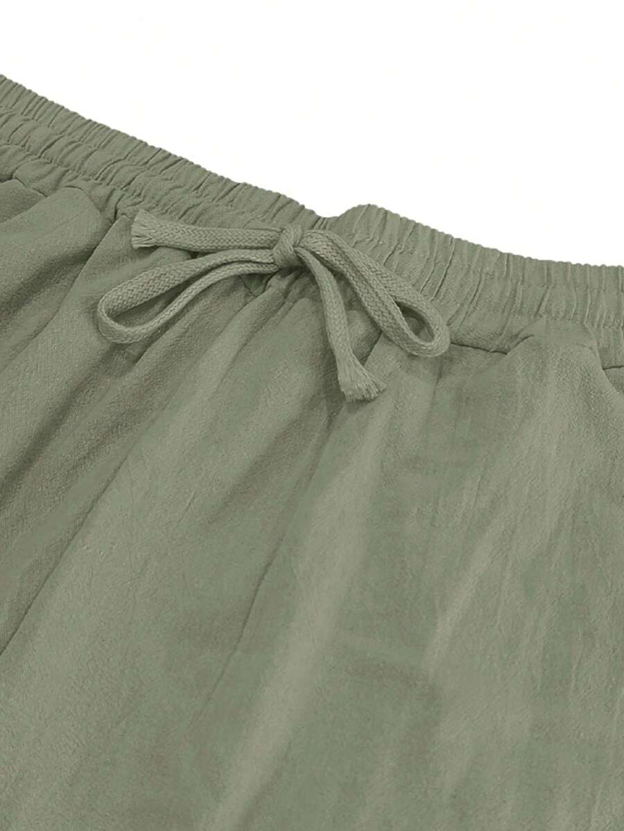 Zoléa | PANTALON LÉGER EN LIN AVEC CORDON
