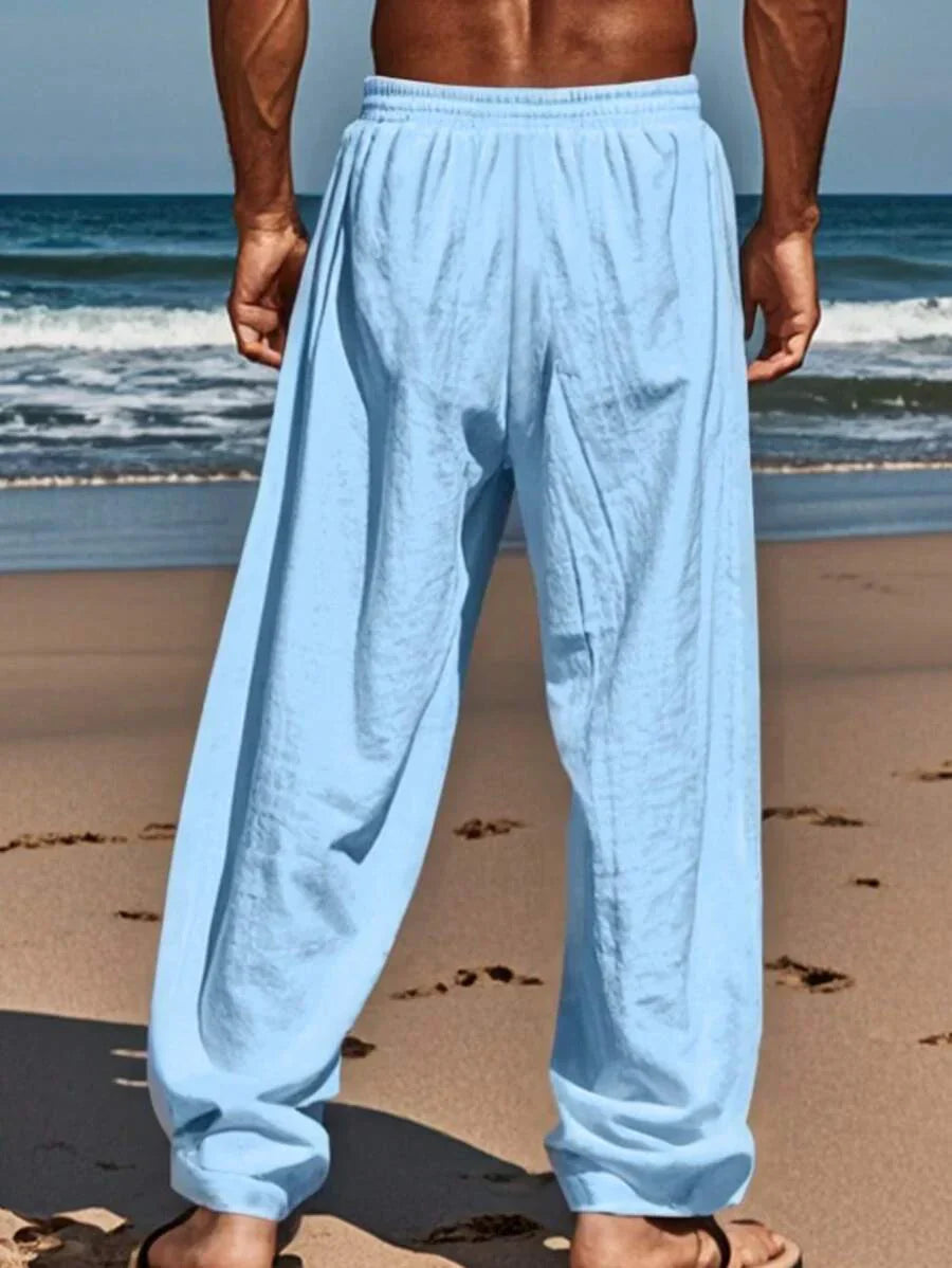 Zoléa | PANTALON LÉGER EN LIN AVEC CORDON