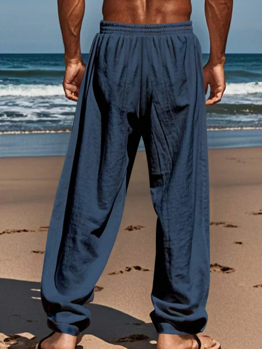 Zoléa | PANTALON LÉGER EN LIN AVEC CORDON