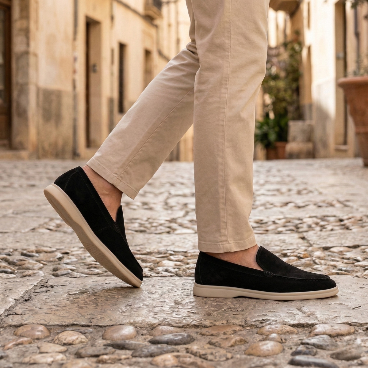 Luca | Mocassins en Daim Raffinés