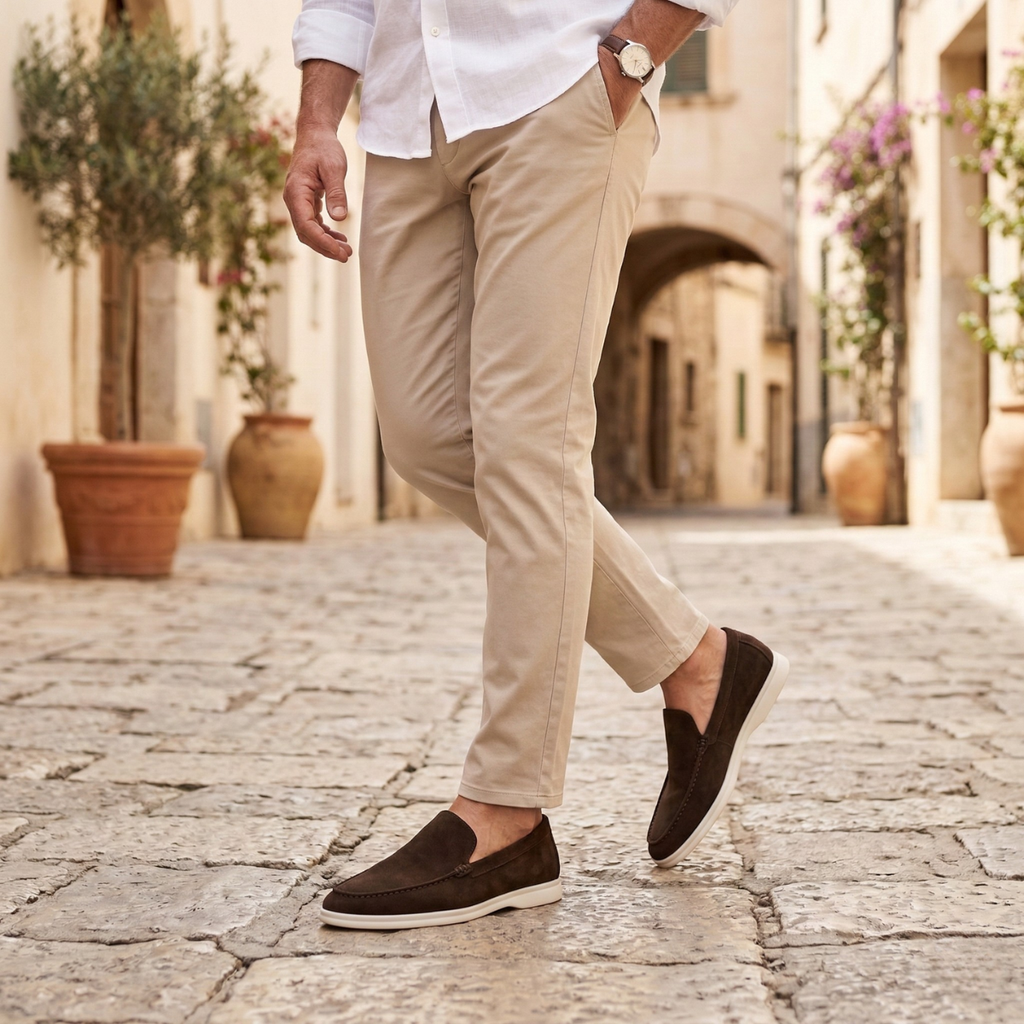 Luca | Mocassins en Daim Raffinés
