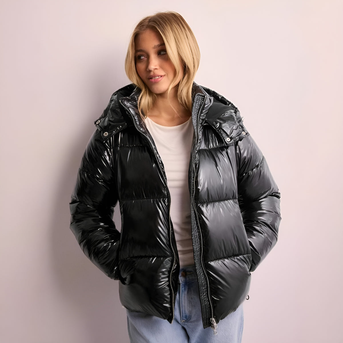 Lana™ | La Doudoune Glossy Chic