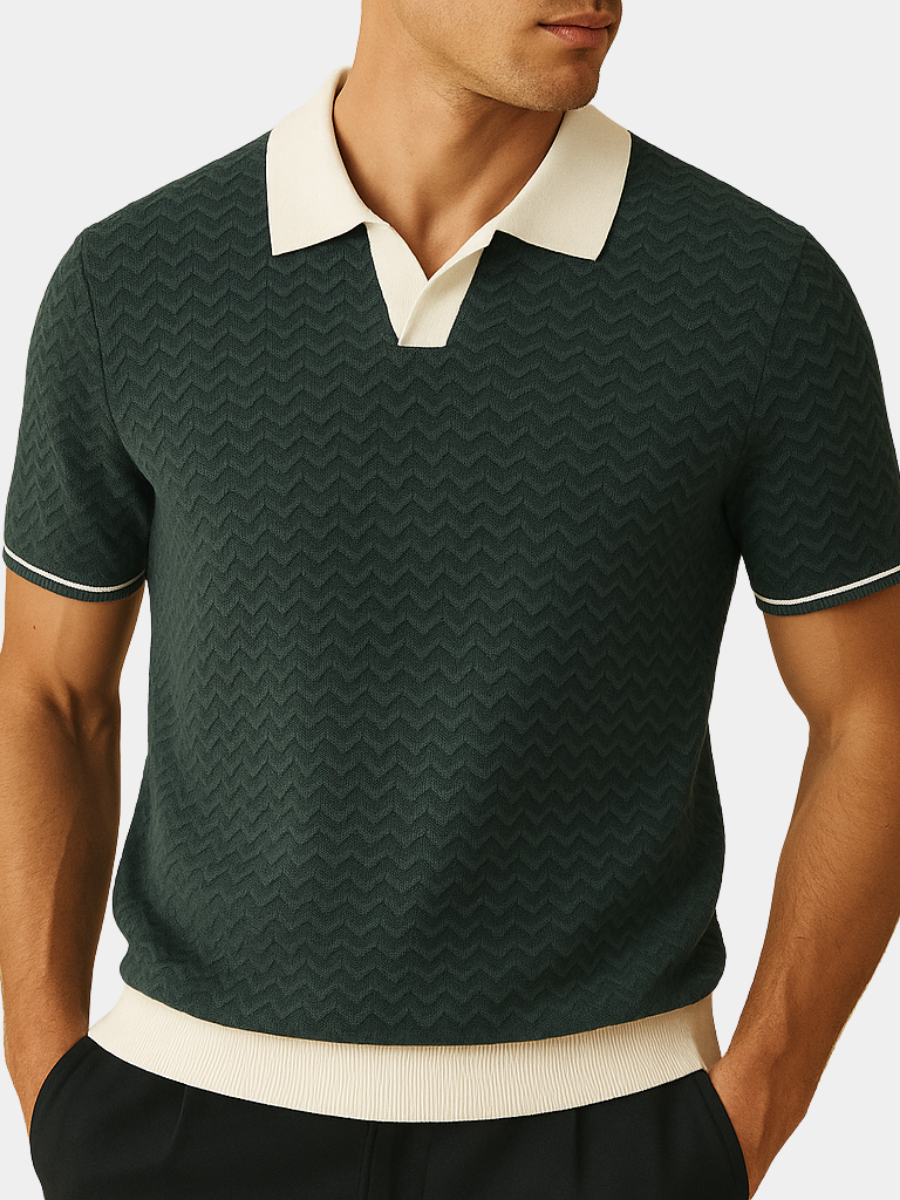 Zoléa | POLO SHIRT EN TISSU RICCIO DE
