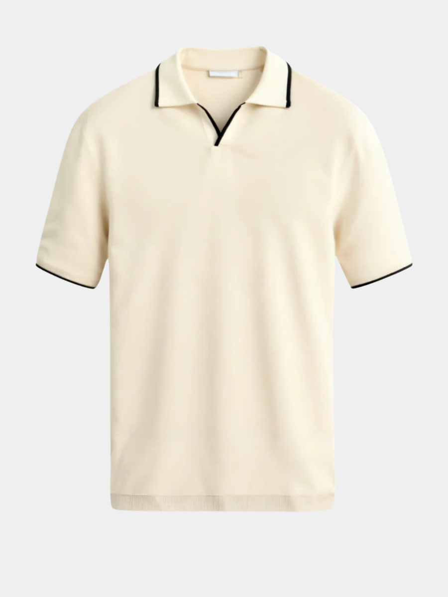 Zoléa | POLO SUR MESURE EN PIQUÉ AVEC DÉTAILS CONTRASTANTS