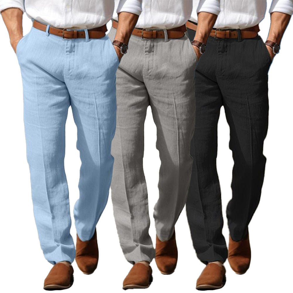 Zoléa | PANTALON HOMME LUXE EN LIN PREMIUM