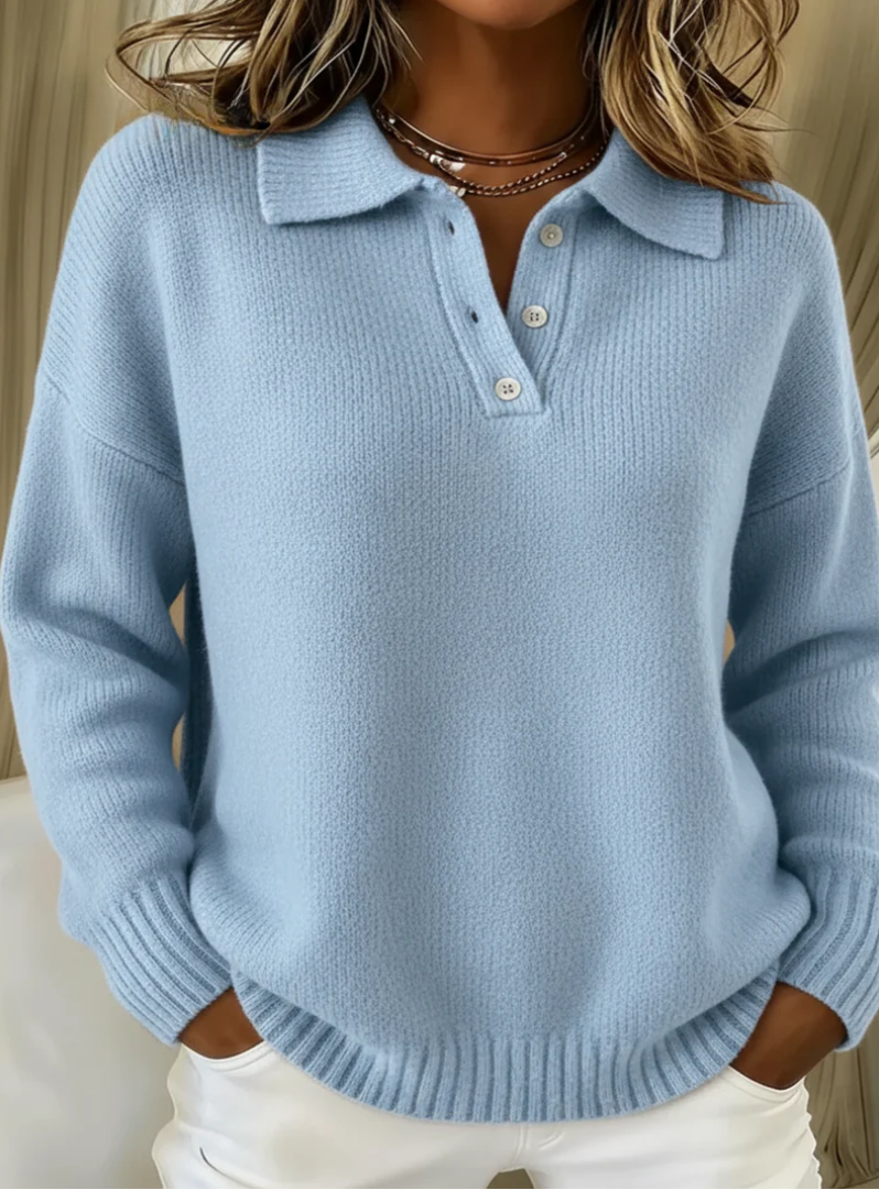Victoria™ | Le Pull Douceur à Col Élégant
