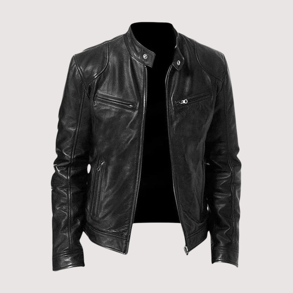 Zoléa | VESTE EN CUIR HAUT DE GAMME ÉLÉGANTE POUR HOMME