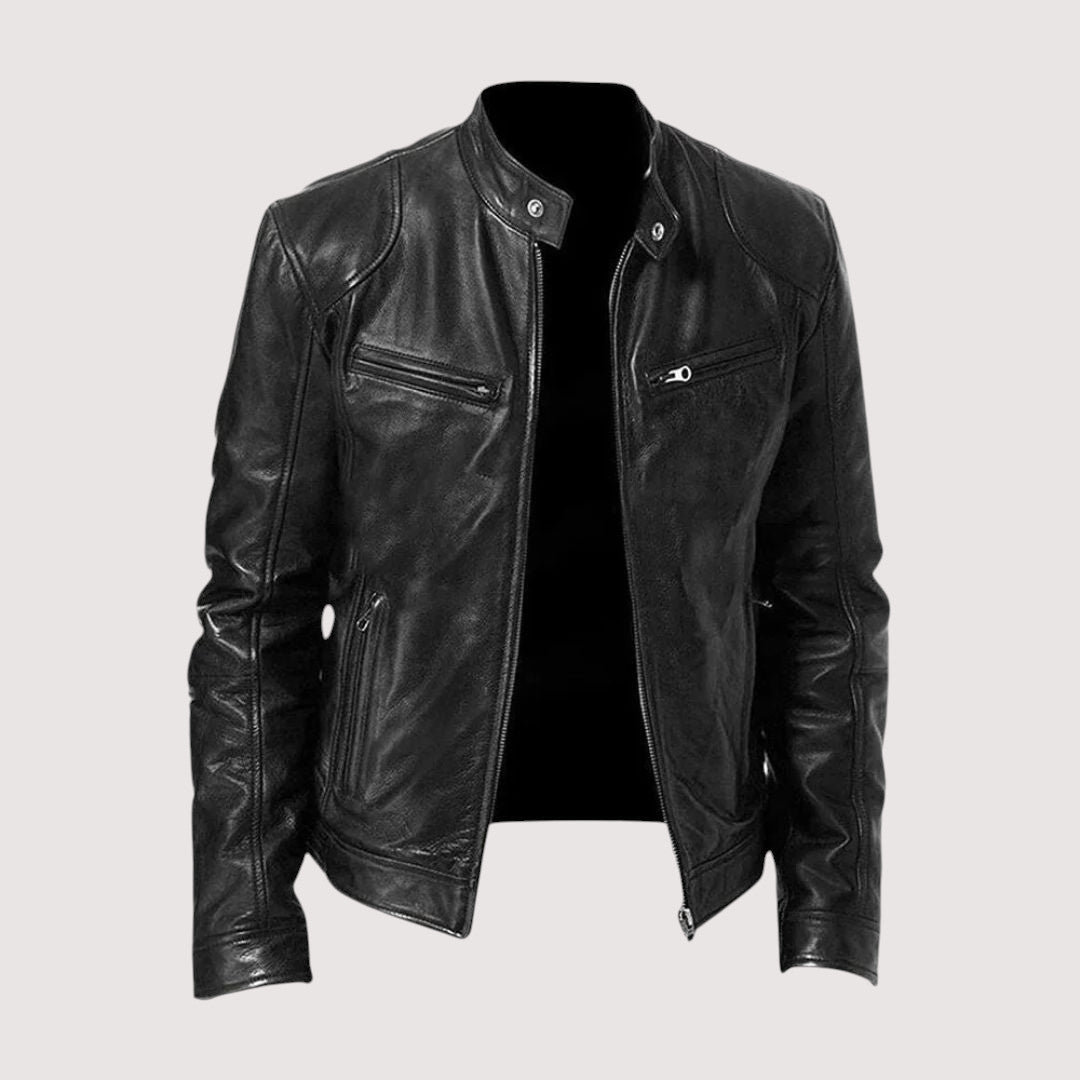 Zoléa | VESTE EN CUIR HAUT DE GAMME ÉLÉGANTE POUR HOMME