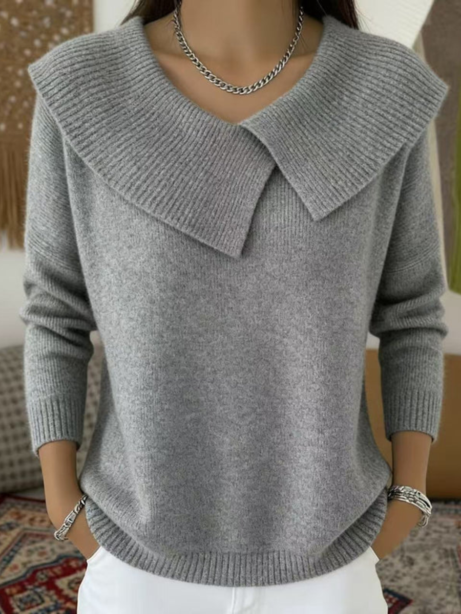 Lucia™ | Pull Chaud à Col Doux