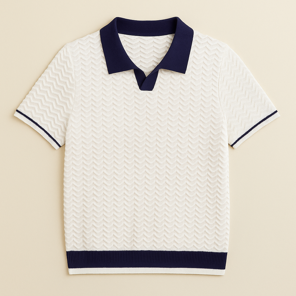 Zoléa | POLO SHIRT EN TISSU RICCIO DE