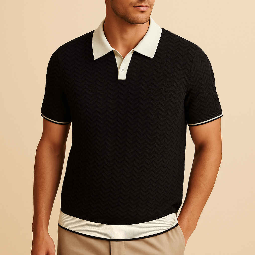 Zoléa | POLO SHIRT EN TISSU RICCIO DE