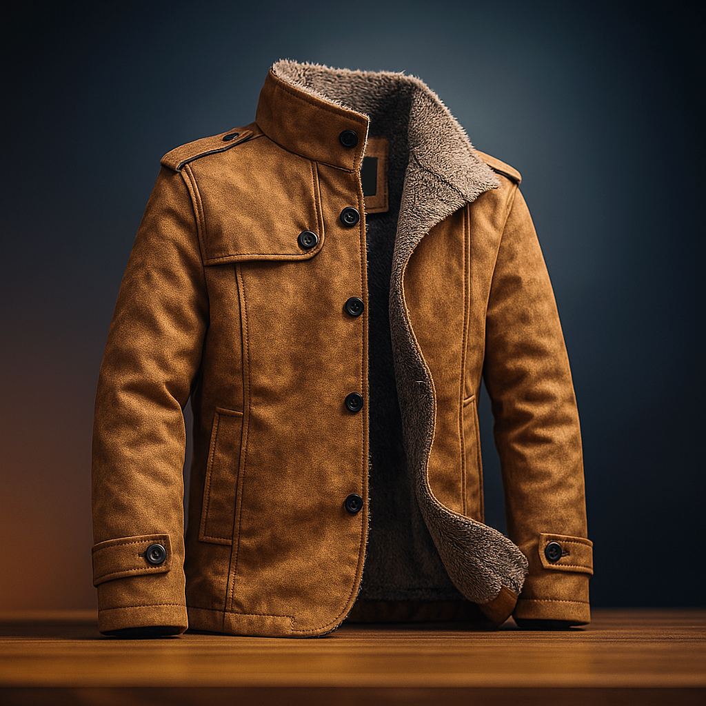 Gaspard | Le Manteau Suédine & Caractère