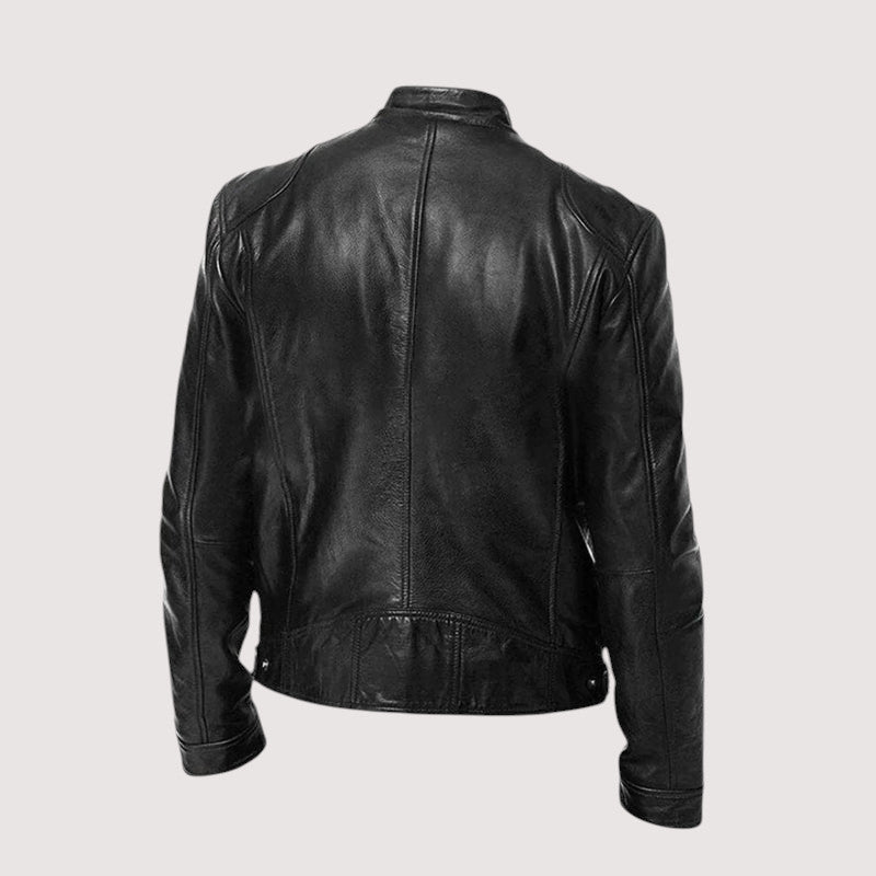 Zoléa | VESTE EN CUIR HAUT DE GAMME ÉLÉGANTE POUR HOMME