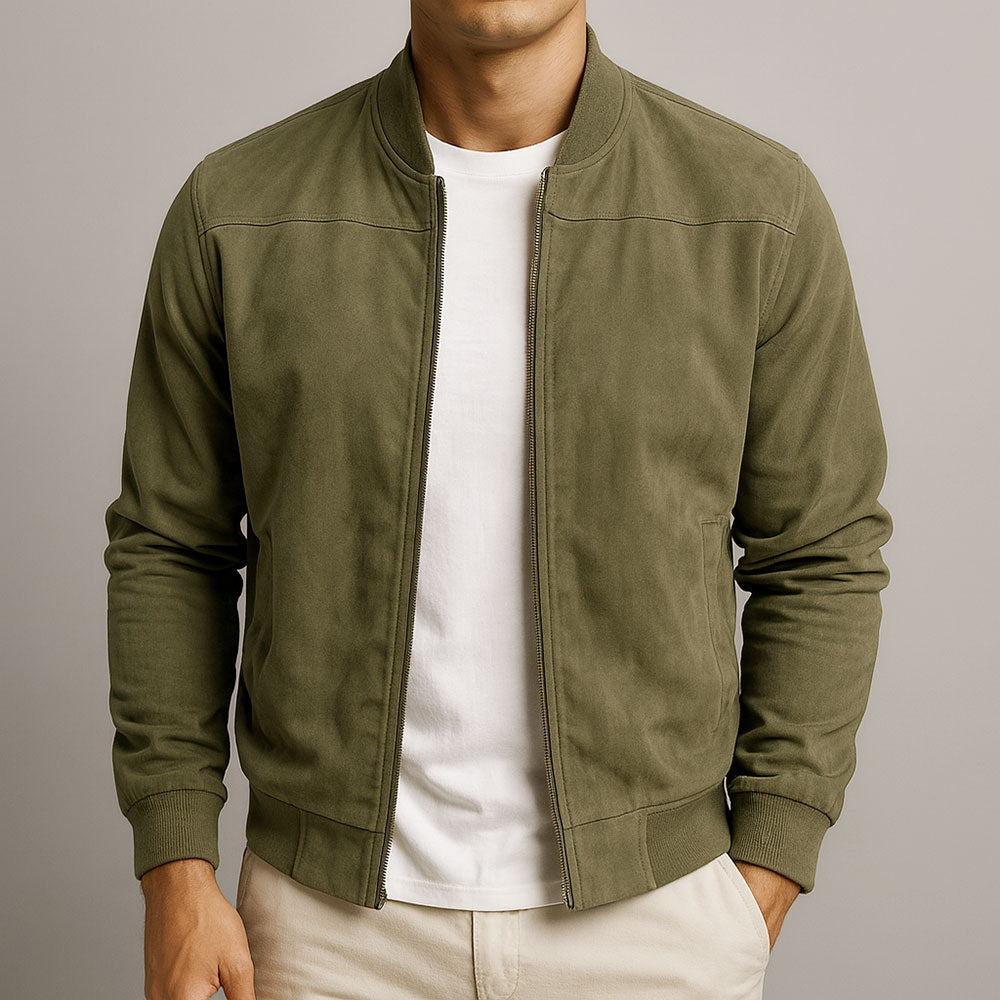 Zoléa | VESTE EN CUIR SUEDE URBAINE
