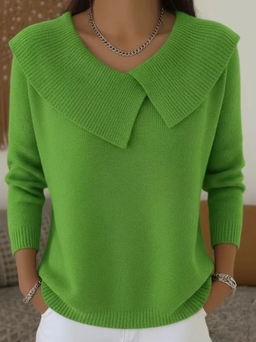 Lucia™ | Pull Chaud à Col Doux