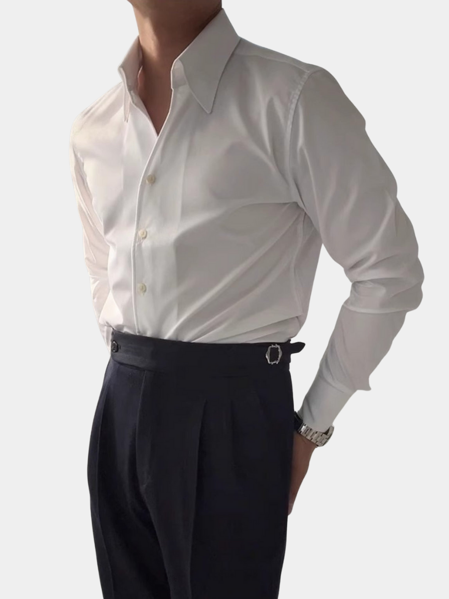 Zoléa | CHEMISE ATHLÉTIQUE ITALIENNE POUR HOMME EN BAMBOU
