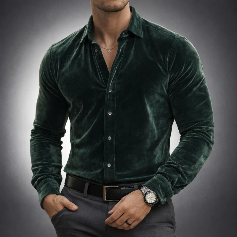 Zoléa | CHEMISE EN VELOURS POUR HOMME