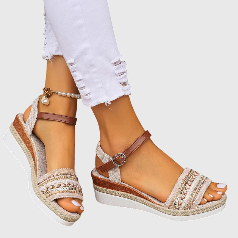 Blanc/Marron / 35