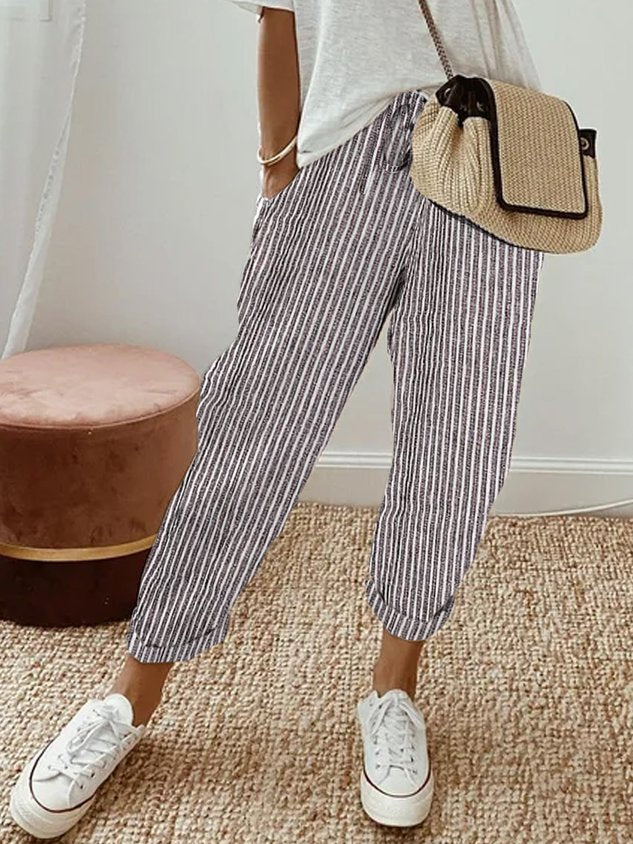 Gris (Rayé) / 3XL
