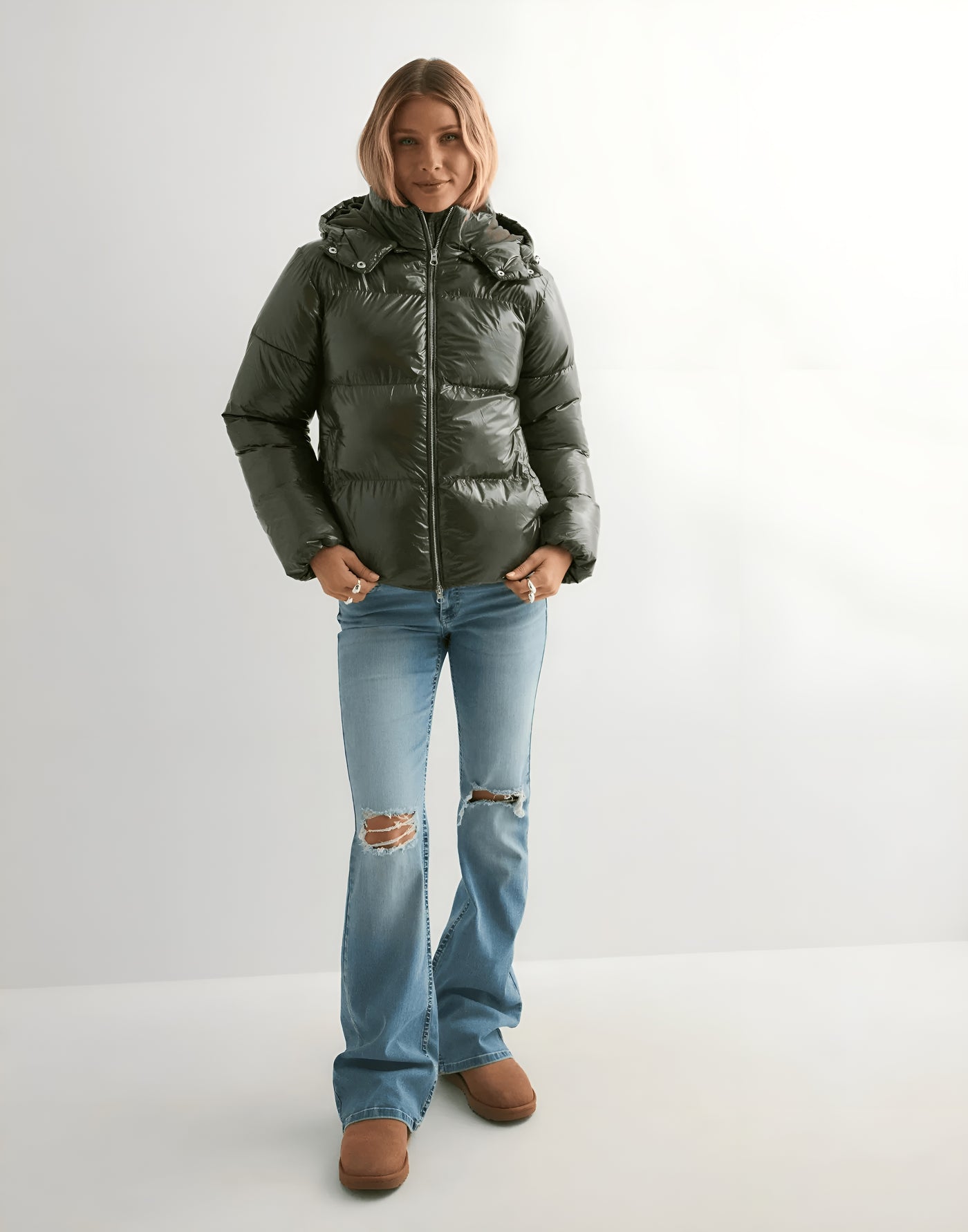 Lana™ | La Doudoune Glossy Chic