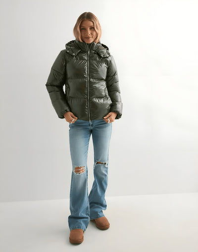 Lana™ | La Doudoune Glossy Chic