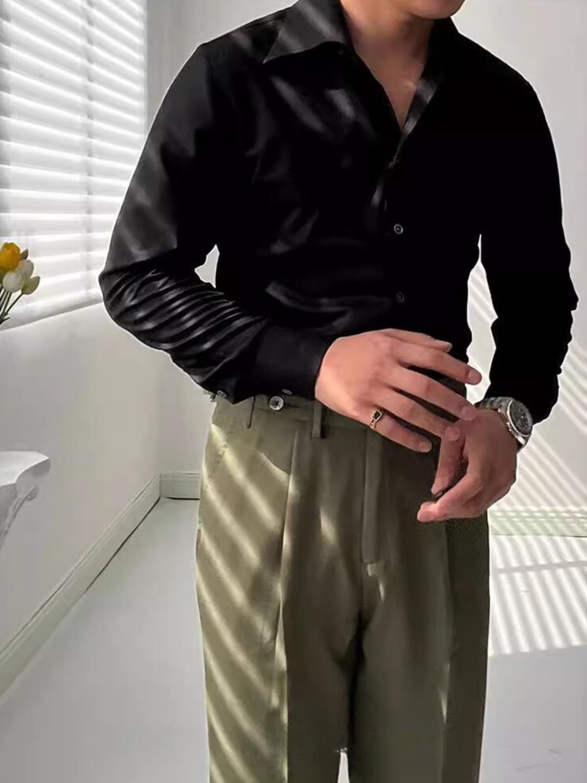 Zoléa | CHEMISE ATHLÉTIQUE ITALIENNE POUR HOMME EN BAMBOU