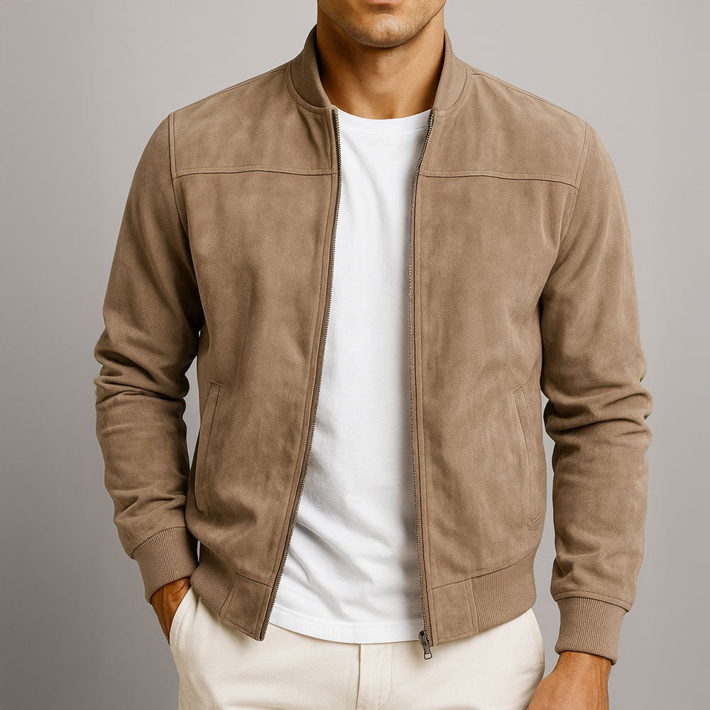Zoléa | VESTE EN CUIR SUEDE URBAINE