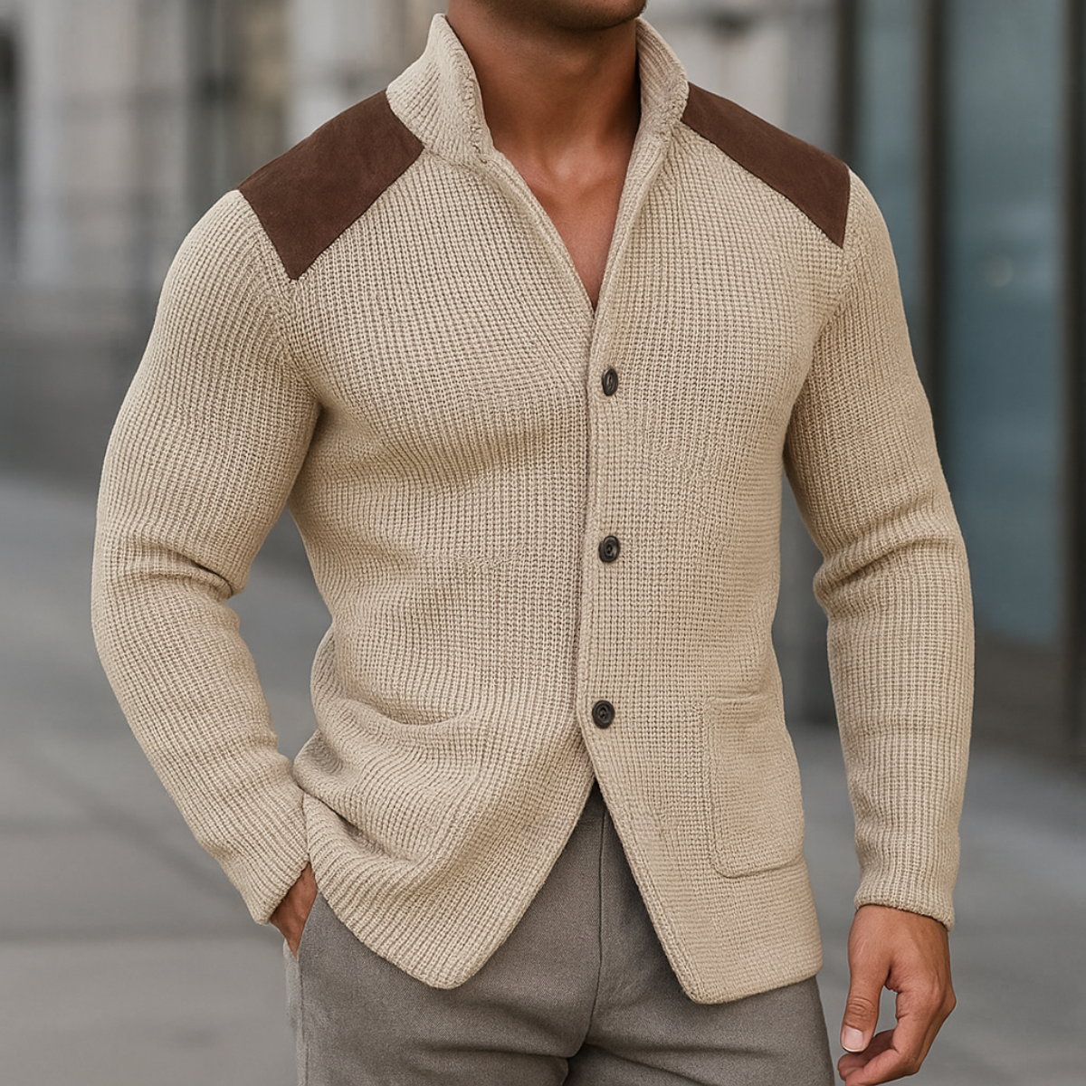 César™ | Le Blazer Maille & Caractère