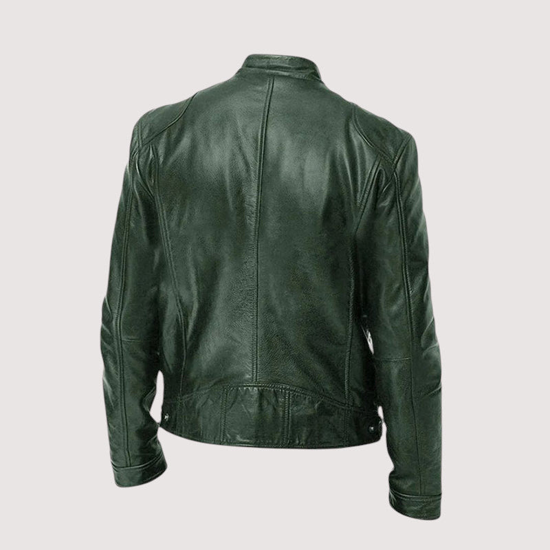 Zoléa | VESTE EN CUIR HAUT DE GAMME ÉLÉGANTE POUR HOMME