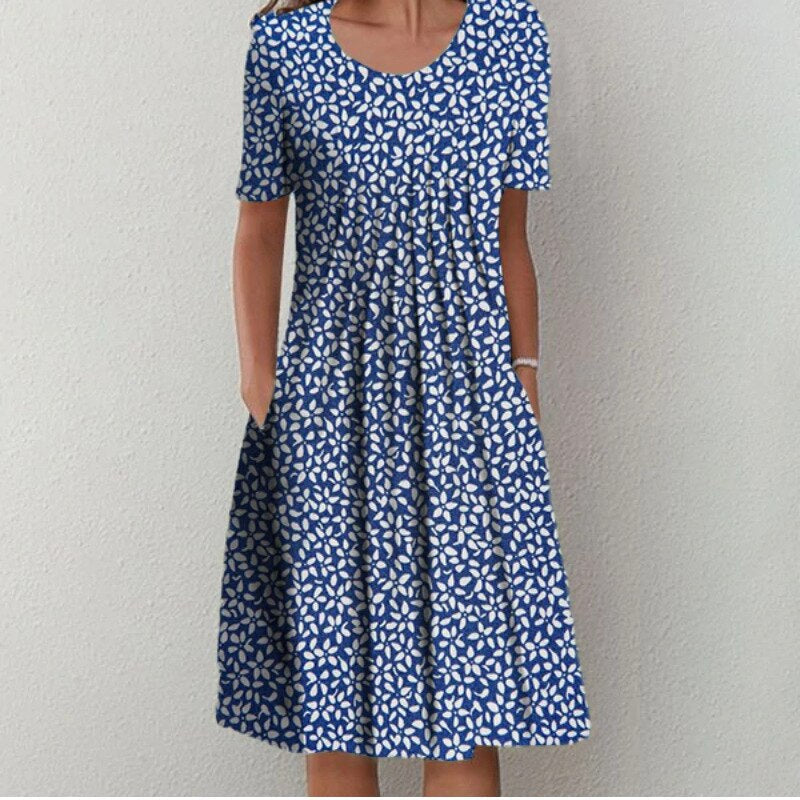Floral Bleu / 3XL