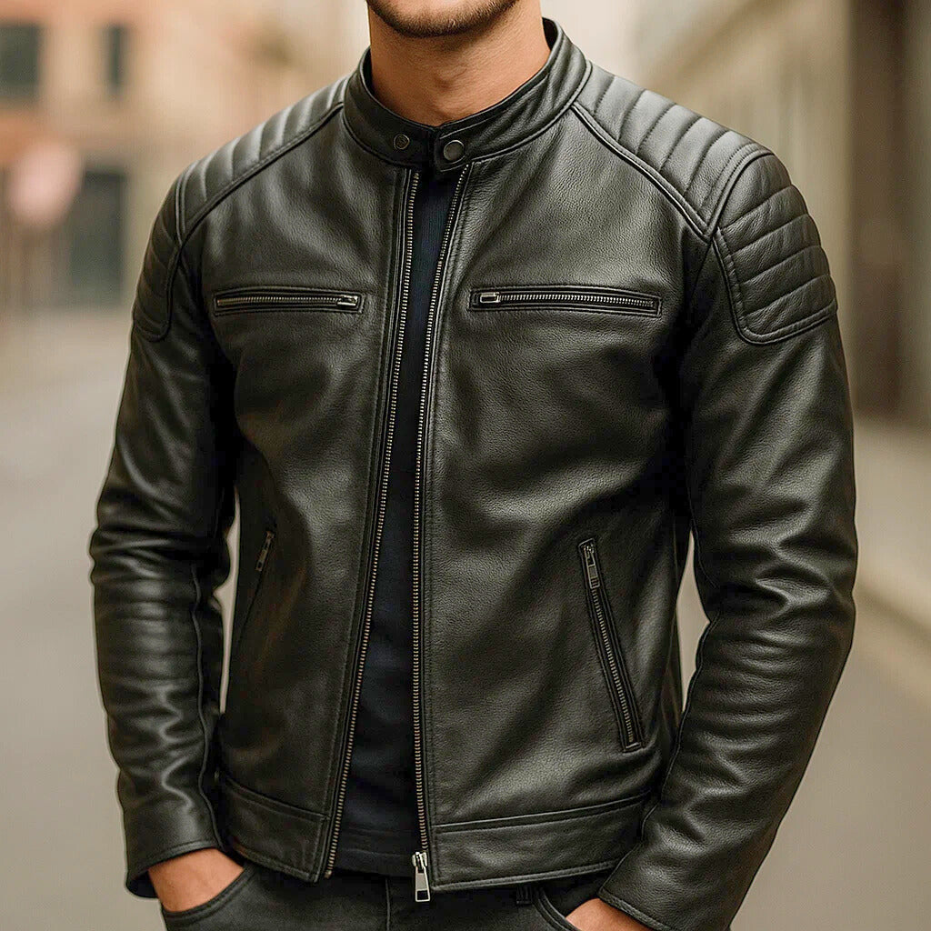 Veste Matteo™ | Cuir Premium & Esprit Vintage