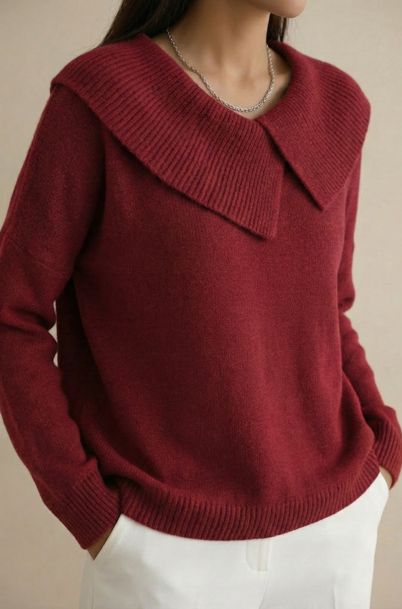 Lucia™ | Pull Chaud à Col Doux