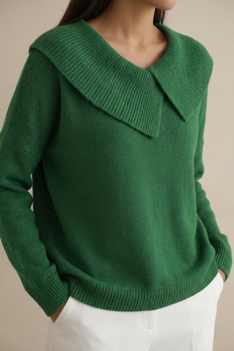 Lucia™ | Pull Chaud à Col Doux