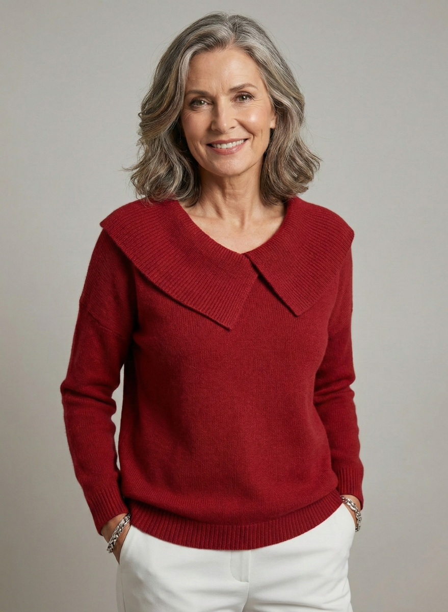 Lucia™ | Pull Chaud à Col Doux