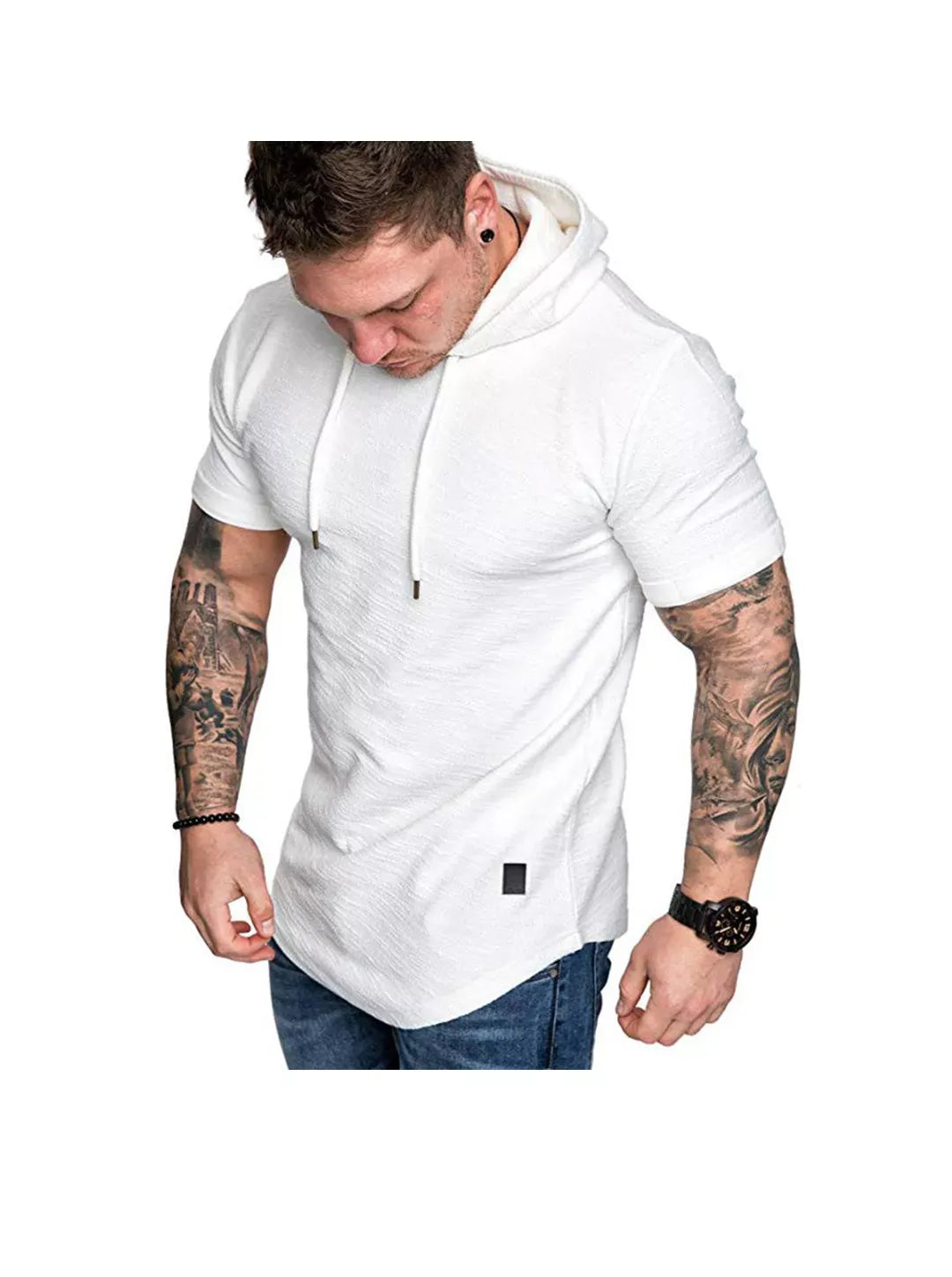 Blanc Manches Courtes / 3XL