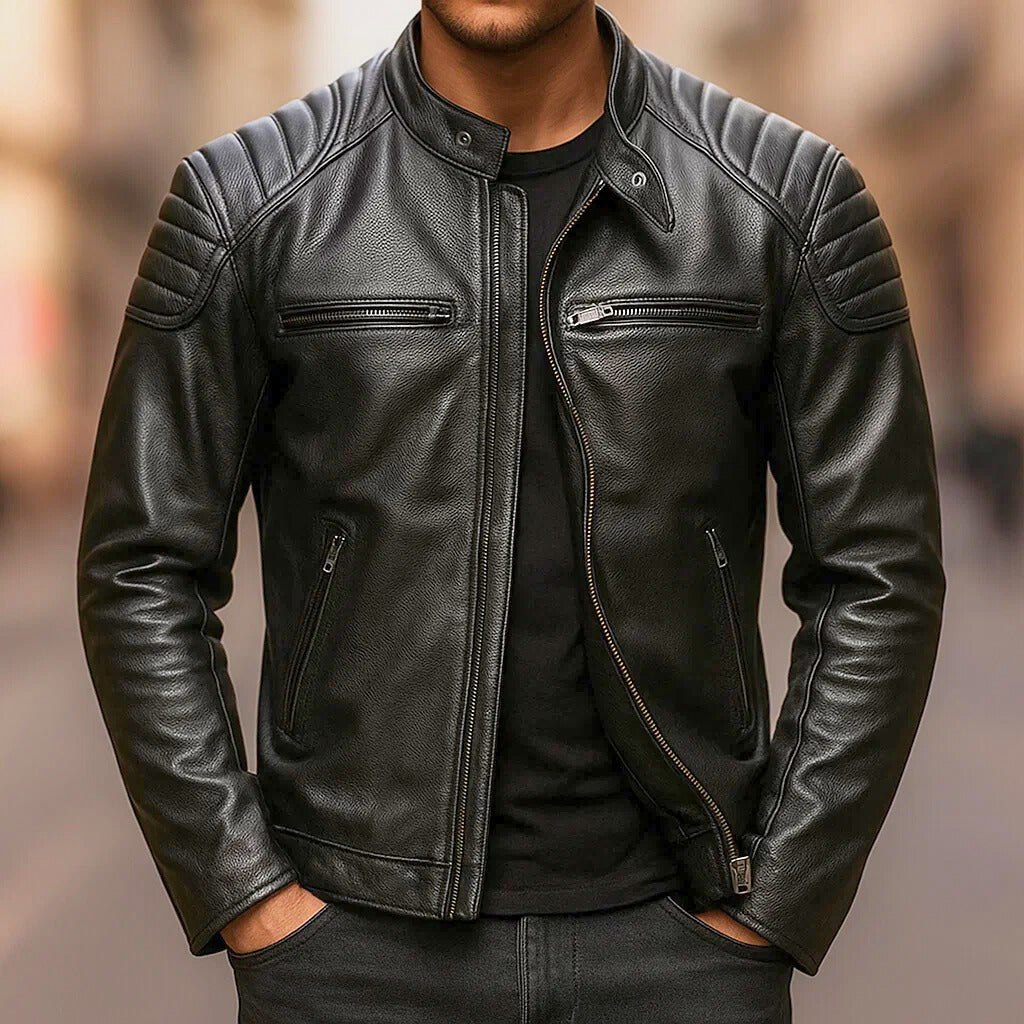 Veste Matteo™ | Cuir Premium & Esprit Vintage