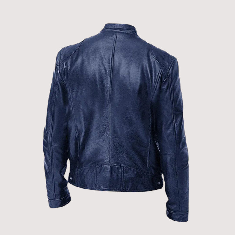 Zoléa | VESTE EN CUIR HAUT DE GAMME ÉLÉGANTE POUR HOMME
