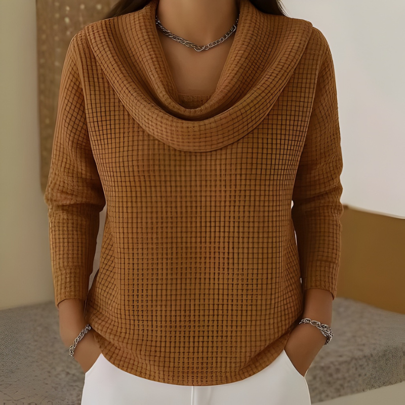 Amy™ | Le Pull Col Cascade