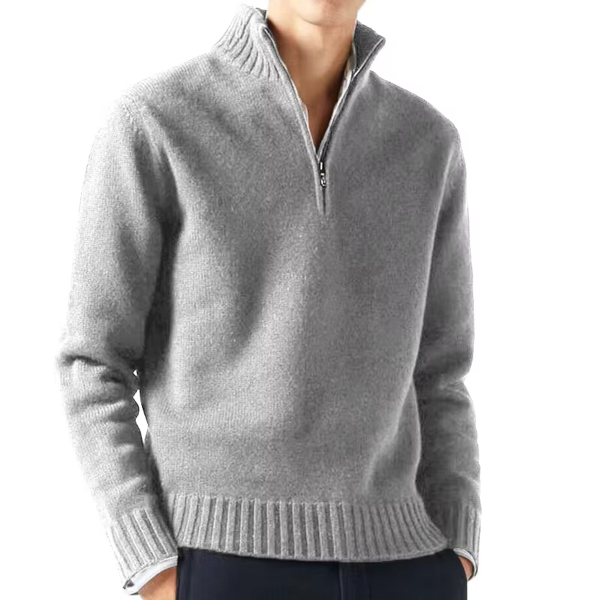 Zoléa | DOLCEVITA EN LAINE AVEC ZIP POUR HOMME