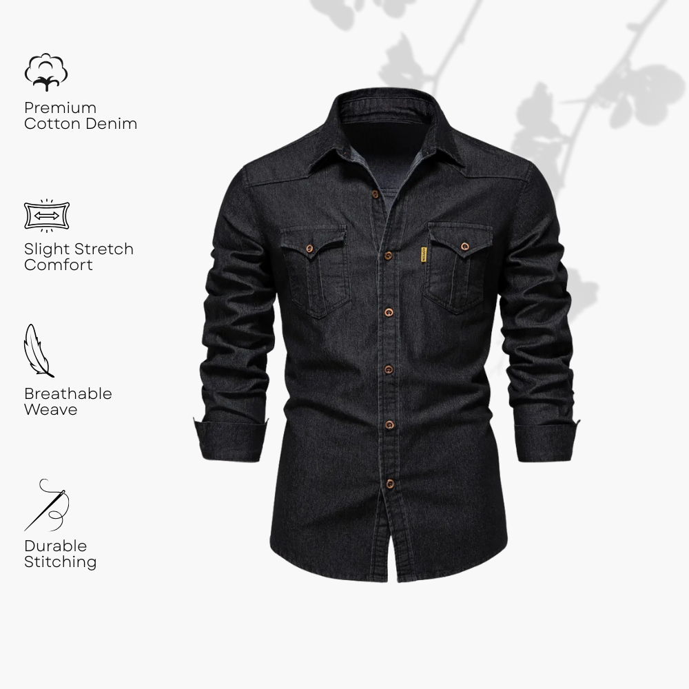 Zoléa | CHEMISE EN DENIM POUR HOMME