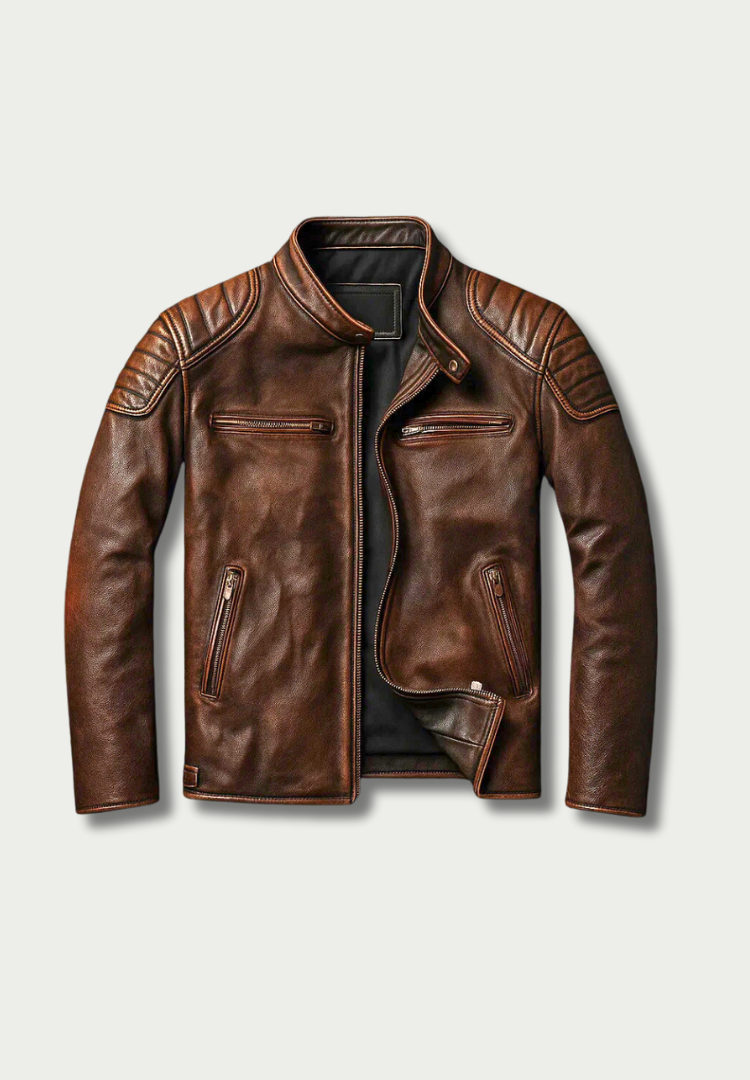 Veste Matteo™ | Cuir Premium & Esprit Vintage