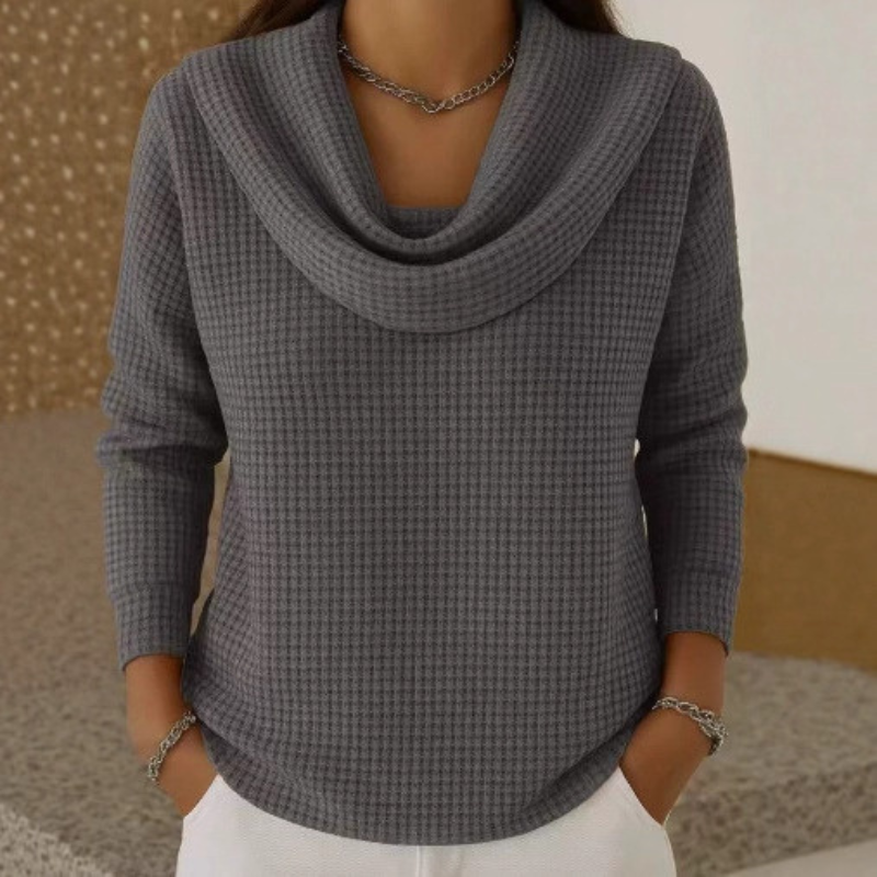Amy™ | Le Pull Col Cascade